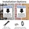 Signmission Buried Conduit (Down Arrow), 7 in W x Rectangle, Plastic OS-2PACK-NS-P-710-V-10402 - alternate 7